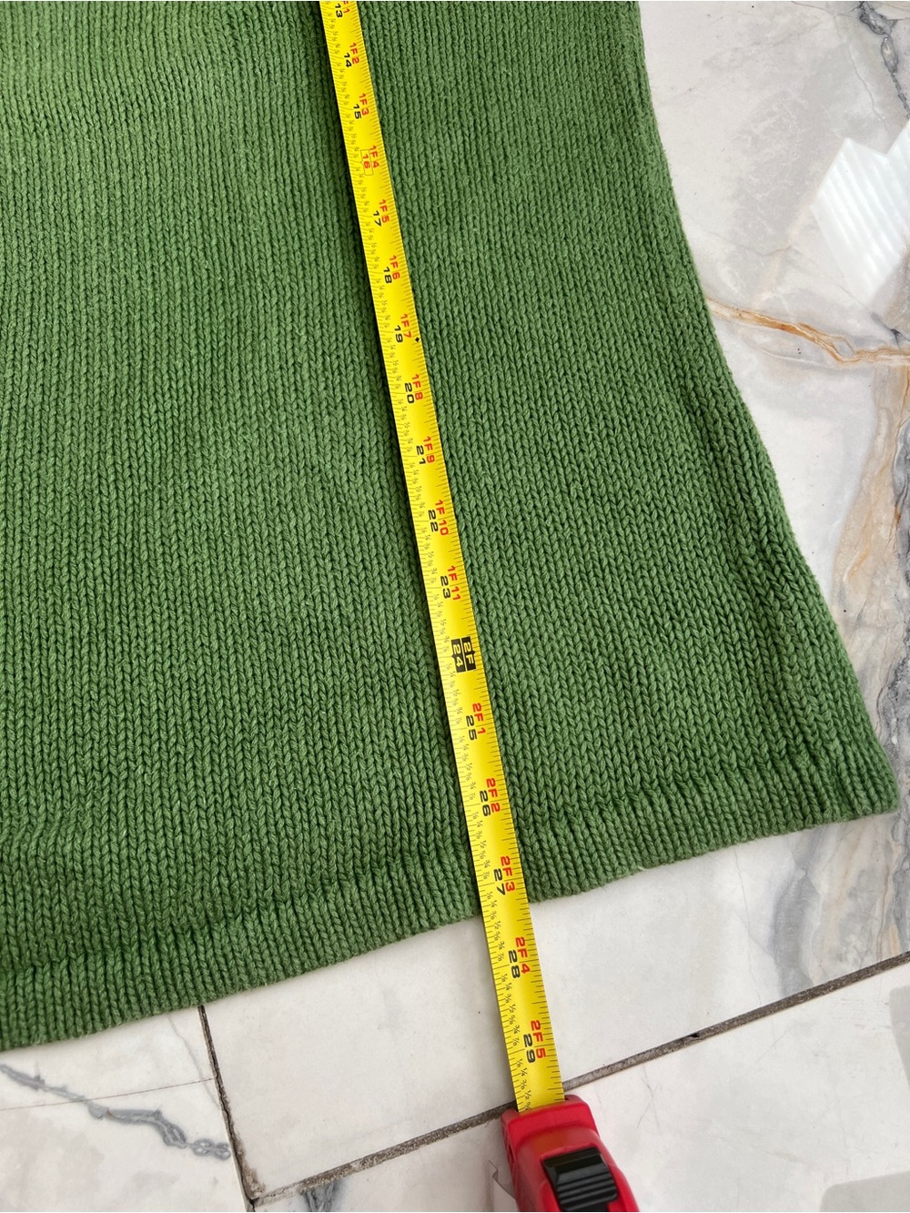 J.Crew Green Turtleneck Sweater Size XL linen cotton blend - Picture 8 of 8